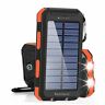 Tx-01 Shenzhenshitaoxidianzishangwuyouxiangongsi Solar Charger Power Bank Waterproof Portable Black And Orange