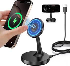 D101 Txxtol Magnetic Wireless Charger Stand 15w Fast Mag-safe For Iphone 16/16 Pro