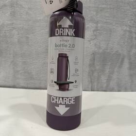 Pwrbtl24p-t Tylt Bottle 2.0 Hydration With Power Bank And Wireless Charger Purple Nwt