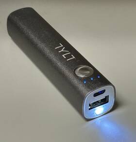 Upp2agyt Tylt Powerbank Portable Battery Bar Power Bank With Built In Flashlight