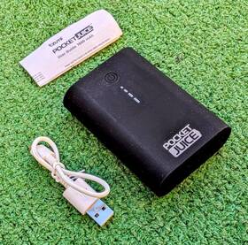 3488bb-3 Tzumi 817243034880 Tzumi-pocket Juice 7800mah 5v Dual Usb Input Portable Charger Black Euc