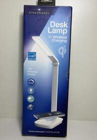 Tzumi Atmosphere 12.6 In. White Desk Lamp With Wireless Charging