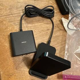 Ubio Labs 744110501308 2-in-1 Wireless Charging Stand For Phones And True Earbuds