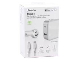 Ubio Labs 810012140638 Charge Wall Charger And Car Bundle With Usb-c