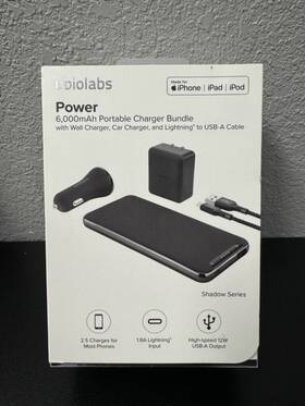 Pbb169 Ubio Labs Ubiolabs Portable Charger Bundle 6000mah Wall And Car With T Cable Usb A