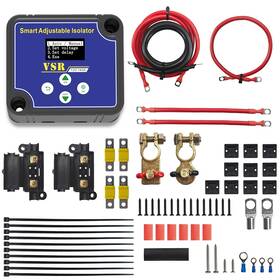 Br014 Uckasayfy Adjustable Dual Smart Battery Isolator Kit 12v 140amp Voltage Sens... Fast Ship