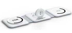 W-312-pro Ucomx 777723620685 Nano Pro 3-in-1 Wireless Charging Station White - Scratch And Dent