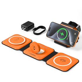 A151 Ucomx 3 In 1 Charging Station For Multple Devices Foldable Wireless Ch