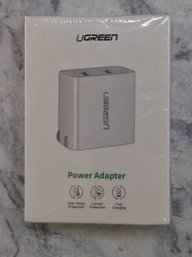 Cd146 Ugreen 5v 3.1a Usb Wall Charger Compact Portable Power Adapter Us Plug 2 Port