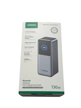 Pb721 Ugreen Aa1o - Nexode 130w 20000mah Fast Charge Power Bank With Smart Tft Display