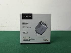 X754 Ugreen 65w Usb C Charger Block Nexode 3-port Gan Fast Type Black