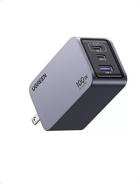 100w Ugreen X757 Nexode Pro Gan Compact 3-port 2x Usb-c 1x Usb-a Fast Wall Charger
