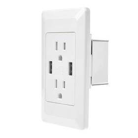 Unbranded/ Universal 738635374097 Dual Usb Port Wall Charger Plug Socket Power Outlet For Samsung Smart Phone