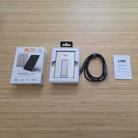 9b4417113636 Urban Armor Gear Uag 5000mah Power Bank 20w Usb-c Slim Magnetic Portable With Kickstand Titanium