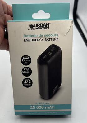 20.000 Urban Factory 888225020979 Juicee Max Mah Compact Battery Upb20uf