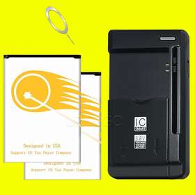 5041c Urs2go 2x 2300mah Battery Multi Function Charger And Sim Card Pin For Alcatel Tetra