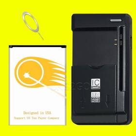A574bl Urs2go Long Life 2300mah Battery Universal Charger Sim Pin For Alcatel Raven Usa