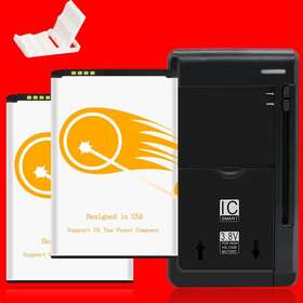 H810 Urs2go Top Ranking 2x 6620mah Battery Home Charger Folding Bracket For Lg G4 Phone