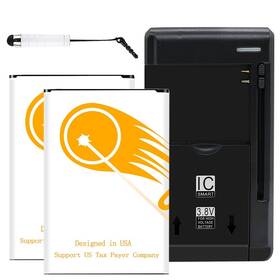 M250n Urs2go Long Endurance 2x 3920mah Battery Charger Stylus F Lg K10 2017 M25o Usa
