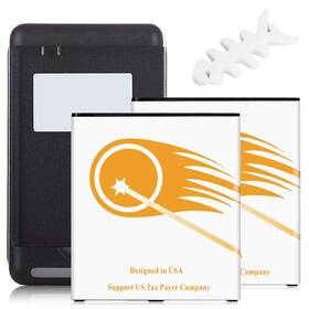 Sm-j260a Urs2go Large Power 2x 3700mah Battery Wall Charger For Samsung Galaxy J2 Pure