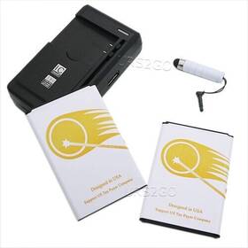 Sm-n900p Urs2go Replaceable 2 X 6980mah Battery Charger Stylus F Samsung Galaxy Note 3