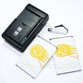 X210apm Urs2go Long Life High Grade 2x 3220mah Battery Charger Stylus For Lg Phoenix 4