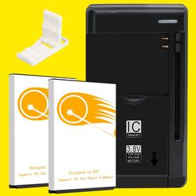 Xp5800 Urs2go Upgraded 2x 3300mah Standard Lithium Battery Charger For Sonim Xp5s Phone