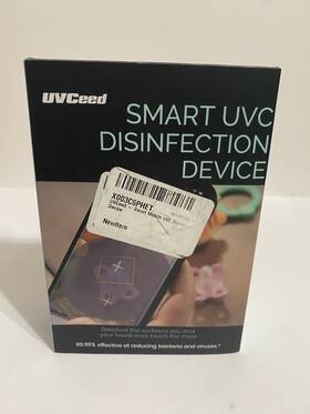 Uvceed 195893340941 Smart Mobile Uvc Disinfecting Device Portable Sterilizer New Sealed