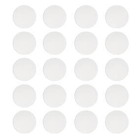Uxcell 678202358634 15mm Metal Plate For Phone Magnet 20pcs Round Adhesive