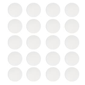 Uxcell 678202358719 30mm Metal Plate For Phone Magnet 20pcs Round Adhesive