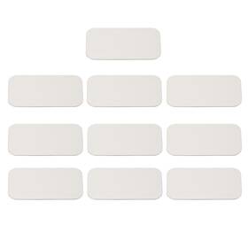 Uxcell 678202358764 22mmx41mm Metal Plate For Phone Magnet 10pcs Rectangular Adhesive