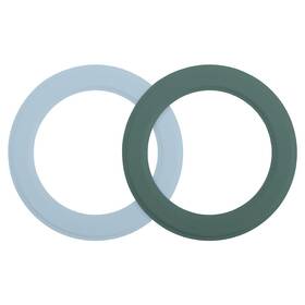 A25011400ux1251 Uxcell Magnetic Sticker Ring 2pcs Universal Adapter Green Blue