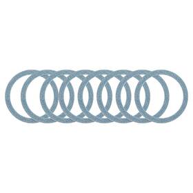 A25022600ux0537 Uxcell Magnetic Sticker Ring 8pcs Universal Adapter Metal Blue