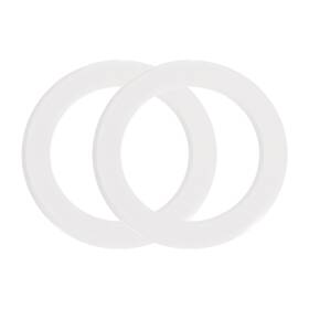 A25032400ux4116 Uxcell Magnetic Adapter Ring 2pcs Sticker Abs Universal White