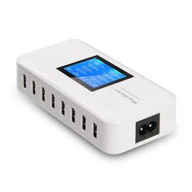 Vanbon 718460986405 60w 8-port Usb Wall Charger Multi Port Charging Station With Lcd Co