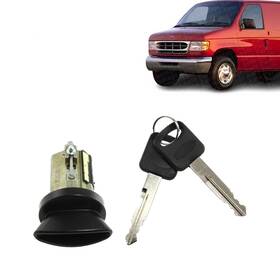 E-250 Vantage Auto Parts 659475140157 Ignition Lock Cylinder With Keys Compatible Ford Econoline Van 199