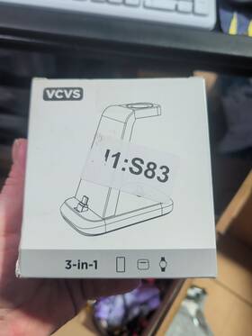 Hh0036u-120300-au Vcvs New Usb Charging Station For Samsung Phones Watches Black
