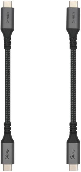 100w Vebner 810009412366 6-inch Extra Short Usb4 Cable - 40gbps Supports 20v 5a Charging Com