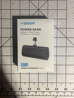 V0556p Veger New Power Bank 20w Iphone Output Connection Portable B480