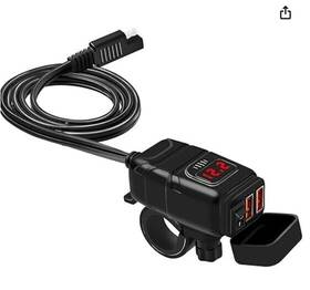 Cs-854a1 Vemote Fast And Reliable 6.8a Quick Charge 3.0 Dual Usb Motorcycle Charger With Waterp