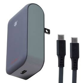 221604 Ventev Wallport 27w Usb-c Charger To Cable Combo - Gray