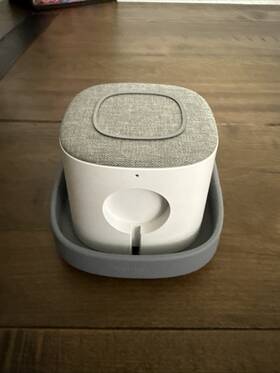 250179 Ventev Wireless 10w Qi Fast Charger Watchdock Duo - White/gray