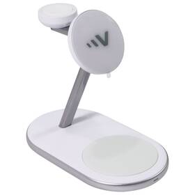 Ventev 810079721481 Qi2 Wireless 3-1 Desk Mount - White/silver Q2sstand3-266626