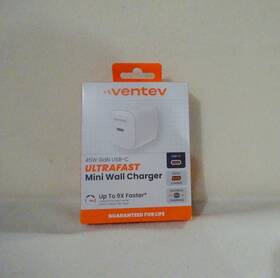 Ventev 810079721955 45w Usb-c Ultrafast Mini Wall Charger-up To 9x Faster-compact Design