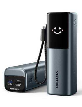 Vention 008678916296 Powerhive Laptop Power Bank 165w 20000mah Built-in Extra Cables - Gray