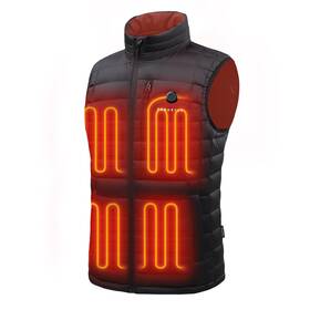 Venustas 974596039697 Mens Heated Down Vest With Battery Pack 7.4v Included 90% Duck Dow