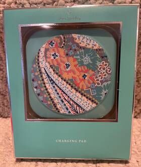 Vera Bradley 825466140042 Wireless Charging Pad Citrus Paisley