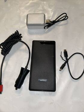 092024 Verizon 10k Mah Portable Power Pack With Usb-c And Usb-a Ports Extrachargers