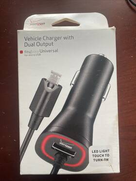 Verizon 097738597865 Wireless Dual Charger Preowned W Original Box