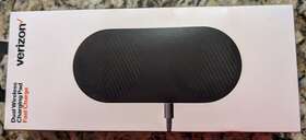 Wc10wdualggl-al Verizon Dual Wireless Fast Charger With Charging Pad And 6-ft Usb-c Wall